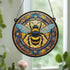 Bee Stained Glass Effect Suncatcher
